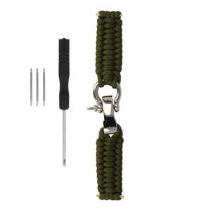 Universal nylon loop 22mm design 1 khaki