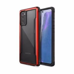 X-Doria Raptic Shield ümbris seadmele Samsung Galaxy Note 20, alumiiniumist, läbinud 3 m kukkumiskatse, punane