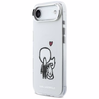 Karl Lagerfeld Karl & Choupette Back MagSafe Ümbris for iPhone Air - Clear
