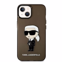 Karl Lagerfeld Ikonik Karl ümbris jaoks iPhone 14 Plus - must