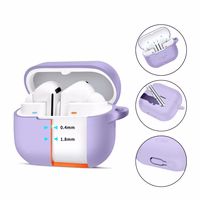 Tech-Protect Silicone Hook Ümbris jaoks Samsung Galaxy Buds 3 / 3 FE / 3 Pro - Purple