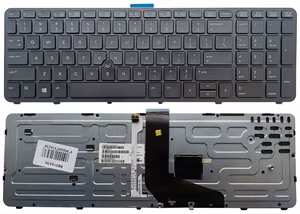 Keyboard HP ZBook 15 G1 G2, koos backlight ja trackpoint, US