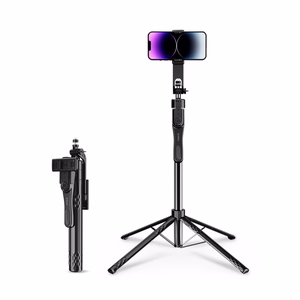 Selfipulk Orico SPN185 1/4 tolli statiiv telefoni kaamerale 360 kraadi pööramisega Bluetooth 5.2 - must