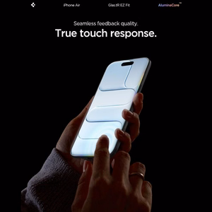 Spigen Glas.TR EZ Fit 2-pack karastatud klaas jaoks iPhone 17 Air - läbipaistev