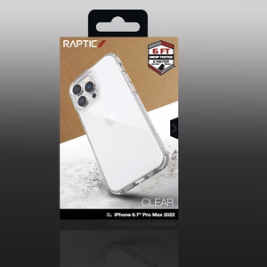 Raptic X-Doria Clear Case iPhone 14 Pro Max soomustatud läbipaistev kate
