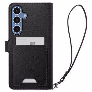 Spigen Wallet "S" Ümbris jaoks Samsung Galaxy S25+ - must