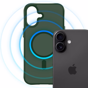 3mk Smoke MagCase for iPhone 16 - roheline-Translucent