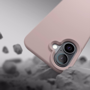 Etteri Silikoon Mag ümbris for iPhone 16e / 17e heleroosa