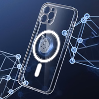 CLEAR MAG ÜMBRIS with camera protection compatible with MagSafe jaoks IPHONE 12 läbipaistev