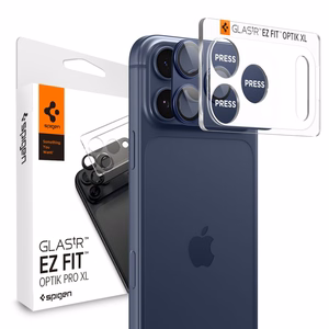 Spigen Optik Pro XL Camera Lens Glass jaoks iPhone 17 Pro Max - Navy sinine