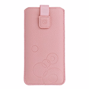 WONDER Deko Pouch Case (Size M) for Iphone 5/Nokia 215 4G/225/5310 2020 pink
