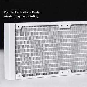 Chieftec ICEBERG 240-RGB-W Computer case All-in-one liquid cooler 12 cm White