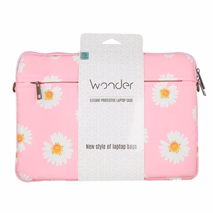 Wonder Sleeve Laptop 13-14 inches roosa daisies