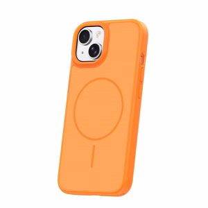 Frame Thin Mag ümbris for iPhone 15 6,1" oranž
