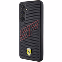 Ferrari Big SF Perforated ümbris jaoks Samsung Galaxy S24 - must