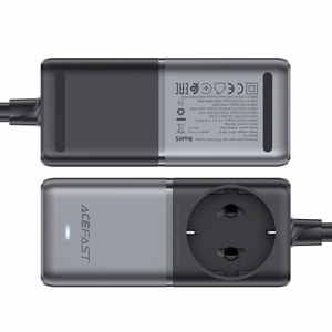 Laadija Acefast Z2 GaN must 75W (3xPD / 2xQC3.0 / 1xAC)