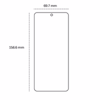 Karastatud klaas 2,5D jaoks Samsung Galaxy A71 5G / M51 / Motorola Moto G62