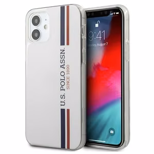 US Polo USHCP12SPCUSSWH iPhone 12 mini 5,4" valge Tricolor Collection