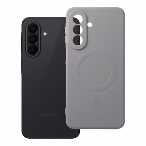 Чехол Samsung A27 Silicone Mag Cover совместимый с MagSafe (защита камеры) серый титан