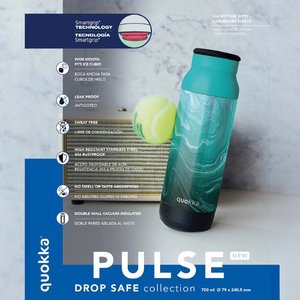 Quokka Pulse Smartgrip ümberminekukindel roostevabast terasest termopudel, 700 ml, Magnolia