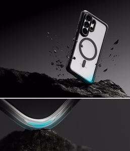 Ringke Fusion Bold Magnetic MagSafe Ümbris for Samsung Galaxy S26 Ultra - Clear must