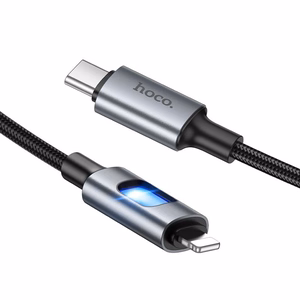 LED Kaabel USB C to Lightning Hoco PD 27W 1,2 m U144 must