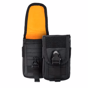TRAVEL universaalne holster jaoks belt / seljakott must