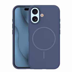 Silikoonist Thin Mag ümbris iPhone 17 6,3" tumesinine