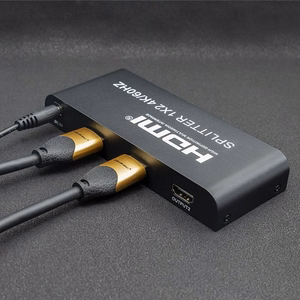 Qoltec 51797 aktiivne HDMI jagur 2 x HDMI 4K x 2K | 6Gb/s | 60Hz