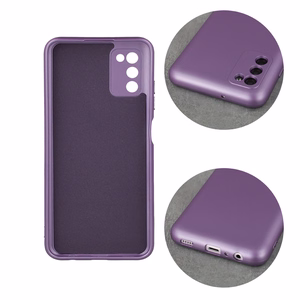 Metallic ümbris jaoks Samsung Galaxy A15 4G / A15 5G violet