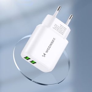 Wozinsky CUWCW 2.4A 2 x USB-A Wall Laadija - valge