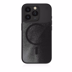 STM Relax Sand MagSafe ümbris seadmele iPhone 15 Pro, must ja hall