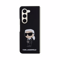 Karl Lagerfeld KLHCZFD5SNIKBCK Z Fold5 hardcase must/must Silicone Ikonik