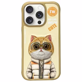 Nimmy Cool&Cute 2.0 Cat Ümbris jaoks iPhone 16 Pro Max - Roheline