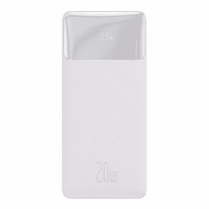 Powerbank Baseus Bipow 10000mAh, 20W (valge)
