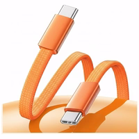 Kaabel USAMS U96 60W USB-C - USB-C 1.2m oranž