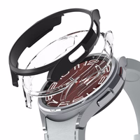 Ringke Slim 2-pack Ümbris jaoks Samsung Galaxy Watch 6 Classic 43mm - must and läbipaistev