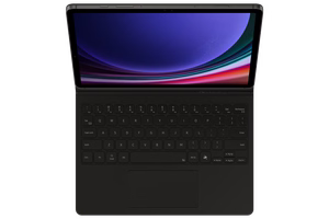 DX725UB klaviatuuriga kaanekott Samsung Galaxy Tab S9/S9 FE/S10 FE/S10 Lite jaoks, must