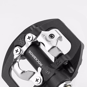 Rockbros M108 kahepoolsed poollukustuvad nailonist jalgrattapedaalid – mustad