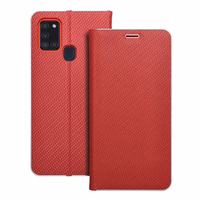 LUNA Book Carbon jaoks SAMSUNG A21s punane