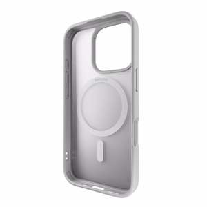 Puro Gradient MagSafe Silicone Ümbris jaoks iPhone 16 Pro Max - Hõbedane