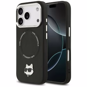 KARL LAGERFELD ümbris jaoks IPHONE 17 Pro compatible with MagSafe KLHMP17LPSMLRCHK (PU Choupette Pin) must