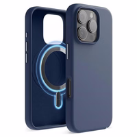 Ümbris "TM MagSafe Silicone" iPhone 16 Pro Max / Teksassinine /