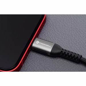 Kaabel USB A to Lightning Forcell F-Energy 2,4A 12W Cafule 2 m C257 must