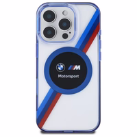 BMW BMHMP16X23HTPUT iPhone 16 Pro Max 6.9" läbipaistev hardcase Motosport IML Circle MagSafe