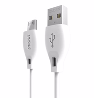 Dudao L4M USB-A - MicroUSB 2.4A kaabel 1m - valge