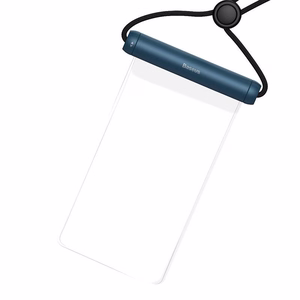 Baseus Cylinder Slide-cover waterproof smartphone bag (sinine)