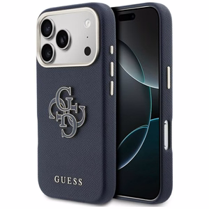 Guess FW vaigust logo ümbris iPhone 17 Pro Max'ile - sinine