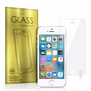 Tempered Glass Gold for IPHONE 5/5G/5S/SE/6C