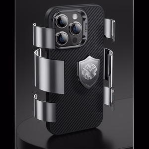 Benks Magnetic Hybrid Armor Pro Kevlar Ümbris Metal Frame 600D jaoks Iphone 15 Plus must